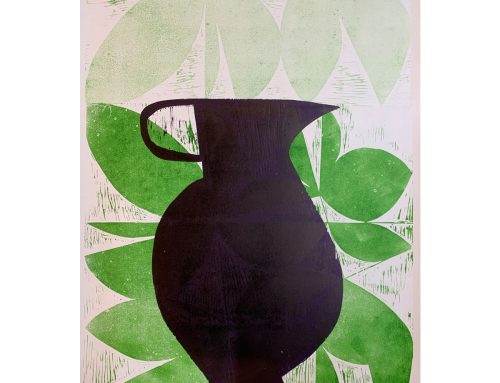 Green Leaves Ladyjug