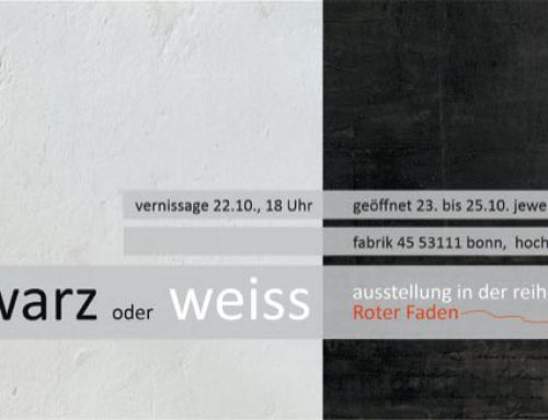Roter Faden – schwarz oder weiß
